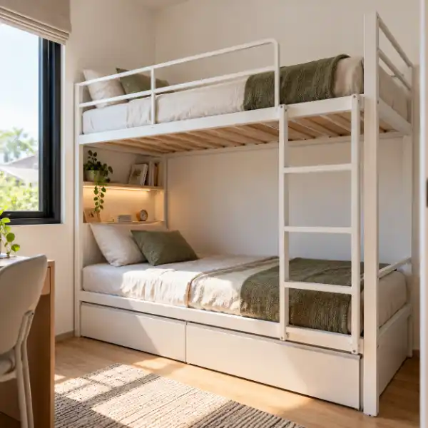 5 Cara Maksimalkan Ruangan dengan Tempat Tidur Barak