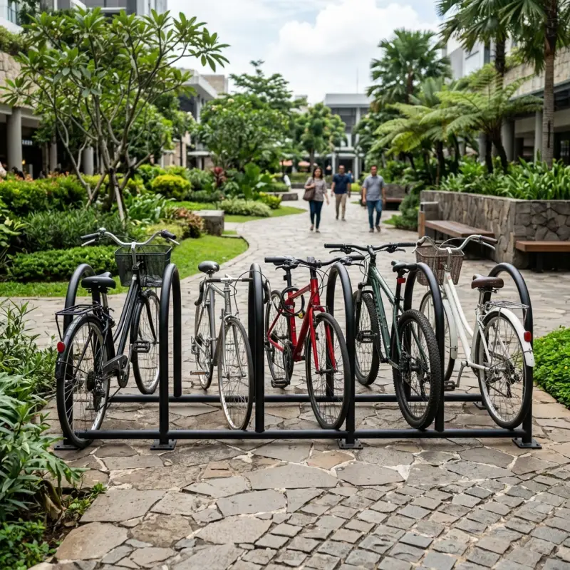 Cara Menentukan Posisi & Jenis Bike Rack di Area Publik