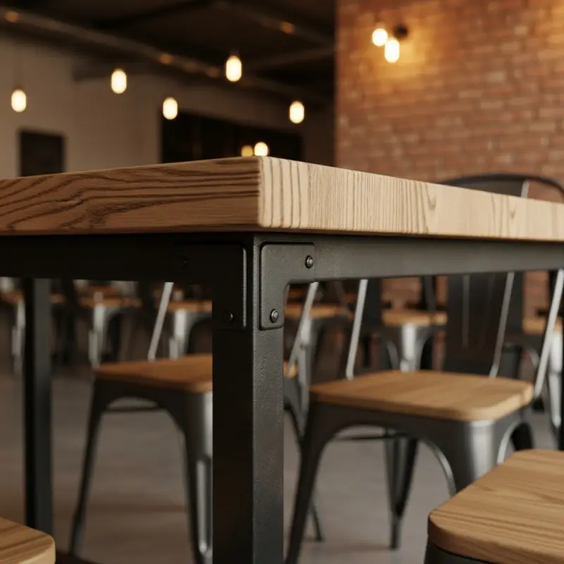 Kenapa Meja Cafe Industrial Cocok untuk Bisnis F&B?