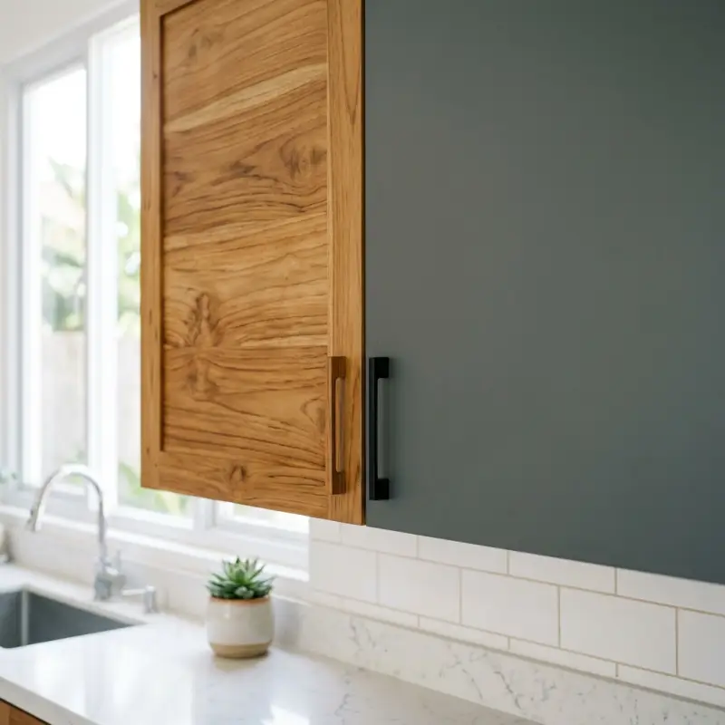 Kitchen Cabinet Kayu vs HPL: Mana yang Lebih Tahan Lama?