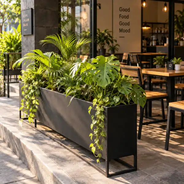Peran Planter Box di Bisnis Kafe & Restoran