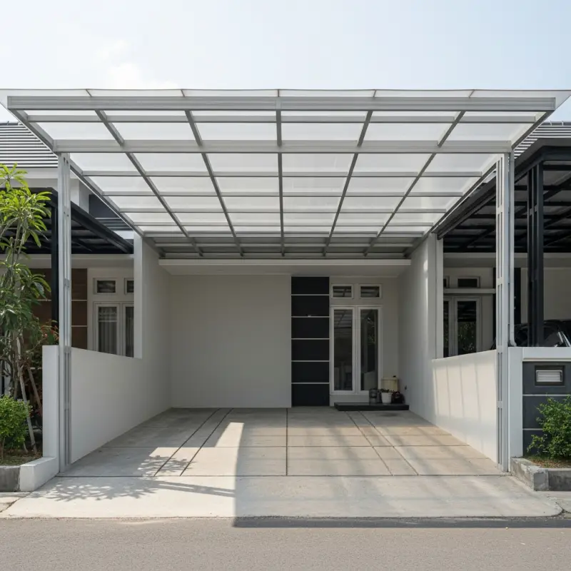 Perawatan Kanopi Carport: Besi hingga Polycarbonate