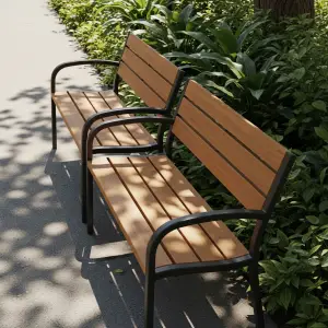 5 Material Bangku Taman Tahan Hujan dan Panas Terik