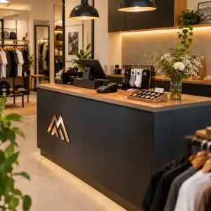 7 Ide Dekorasi Meja Kasir Toko Baju yang Bikin Betah