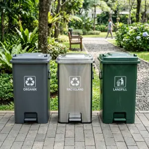 Material Tempat Sampah Tahan Lama untuk Fasilitas