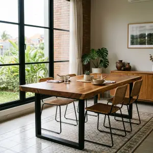 Meja Makan Awet Bertahun-tahun? Pilih Material Ini