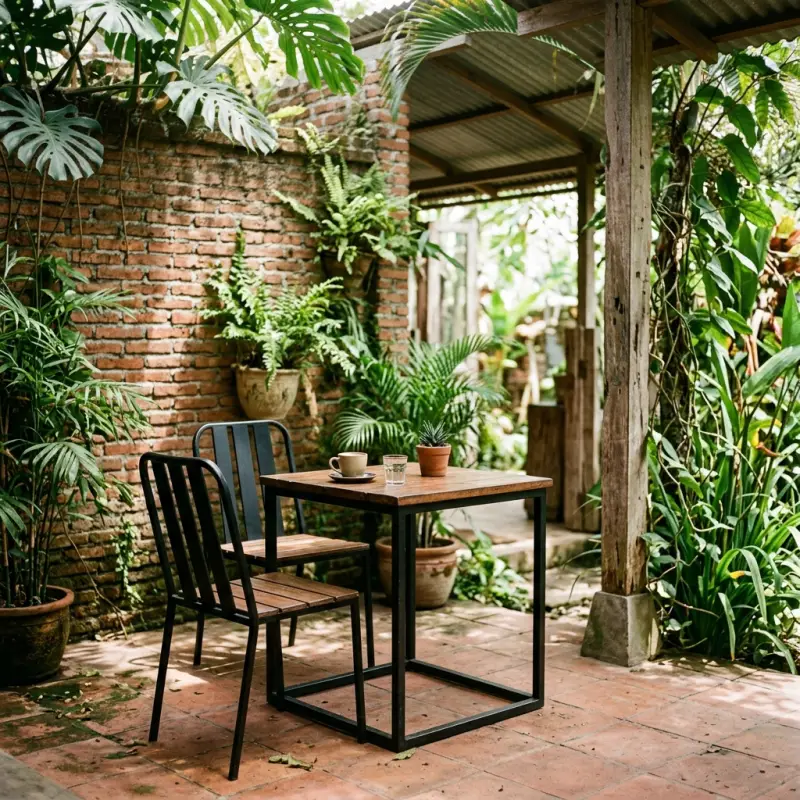 Tips Furniture Custom Cafe Tahan Lama Indoor & Outdoor