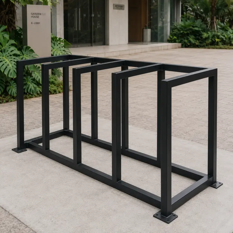Bike Rack Besi Hollow Modular 4 Slot – Parkir Sepeda Outdoor [3]