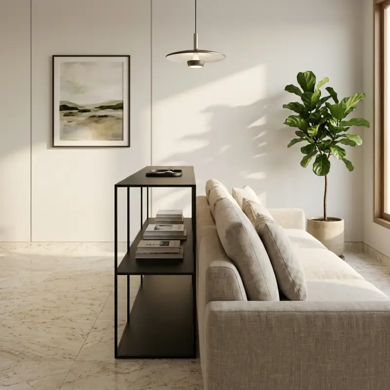 Console Table Besi Minimalis 3 Susun [6]