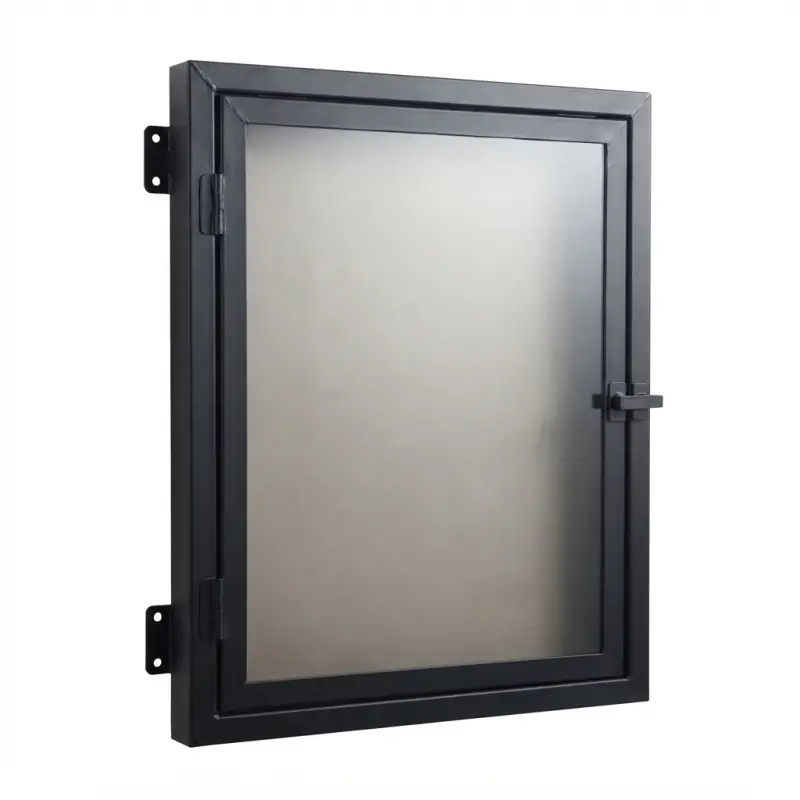 Frame Display Poster Dinding Pintu Kaca Besi [5]