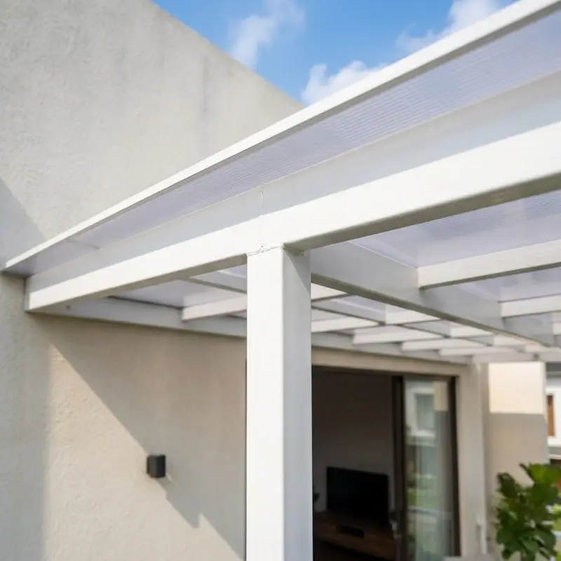 Kanopi Balkon Polycarbonate UV Rangka Aluminium [3]