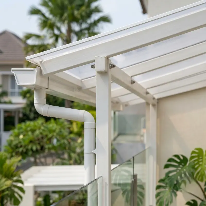 Kanopi Balkon Rangka Aluminium Atap Polycarbonate [3]