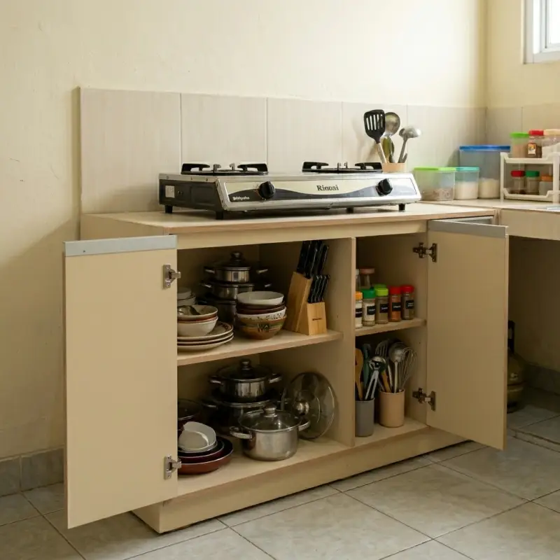 Kitchen Cabinet 4 Pintu Finishing HPL Minimalis [3]