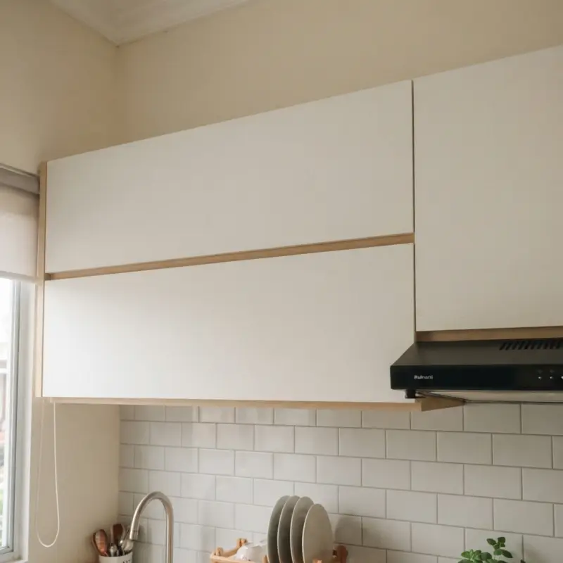 Kitchen Cabinet Minimalis One-Wall dengan Upper & Lower Cabinet [2]