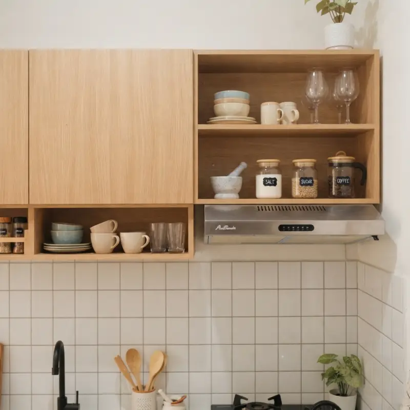 Kitchen Cabinet Minimalis Set Atas Bawah Finishing HPL [2]