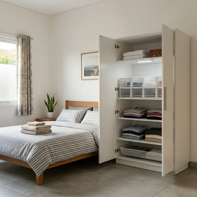 Lemari Pakaian 2 Pintu Minimalis [3]