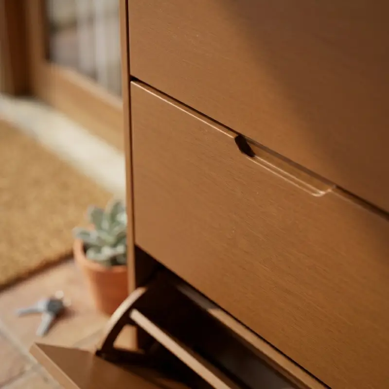 Lemari Sepatu Flip-Door Skandinavis 3 Pintu [5]