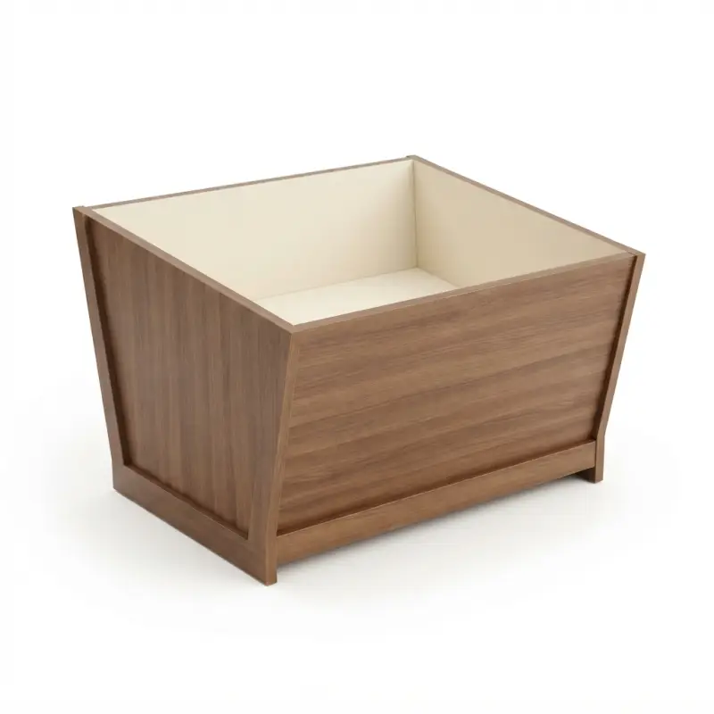Nesting Display Table Kayu Walnut untuk Toko Pakaian [5]