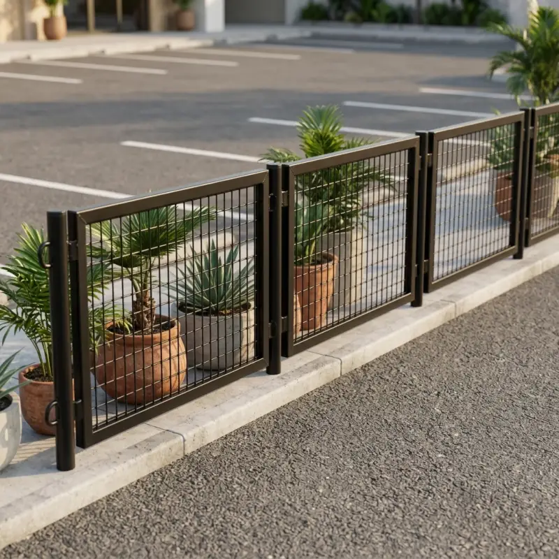Pagar Panel Wiremesh Besi Modular Finishing Powder Coat [3]
