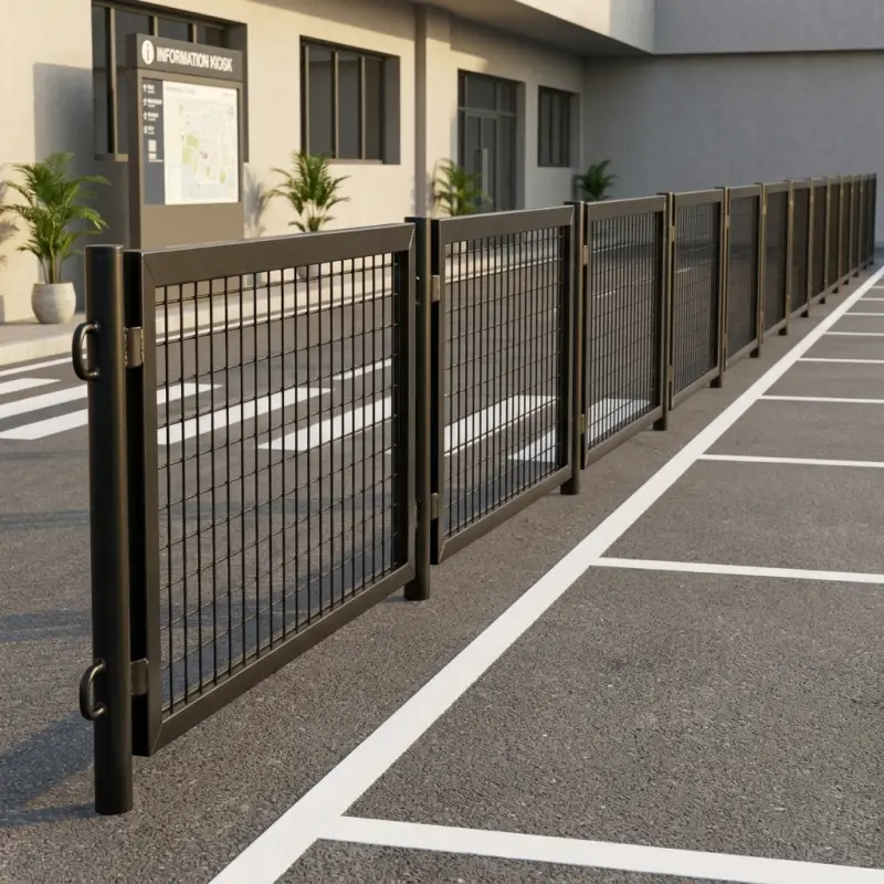 Pagar Panel Wiremesh Besi Modular Finishing Powder Coat [4]