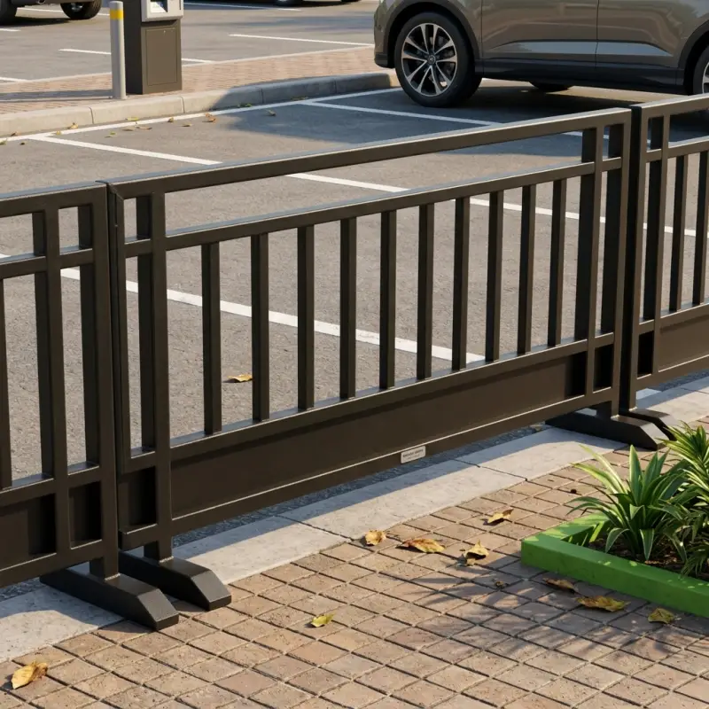 Pagar Pembatas Jalan Besi Hollow Finishing Powder Coat [4]