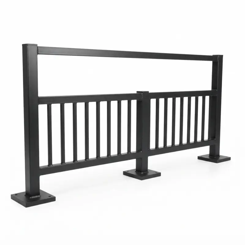 Pagar Pembatas Trotoar Besi Hollow Finishing Powder Coat [5]