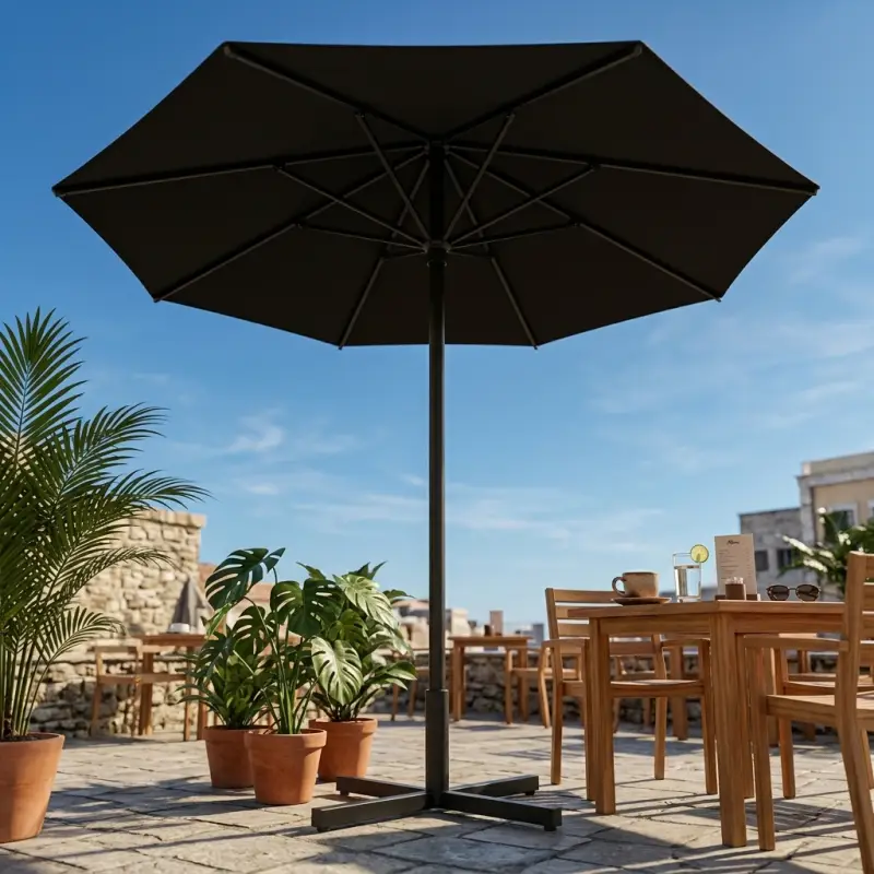 Payung Outdoor Cafe Tiang Tengah [3]