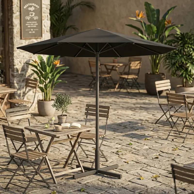 Payung Outdoor Cafe Tiang Tengah [4]