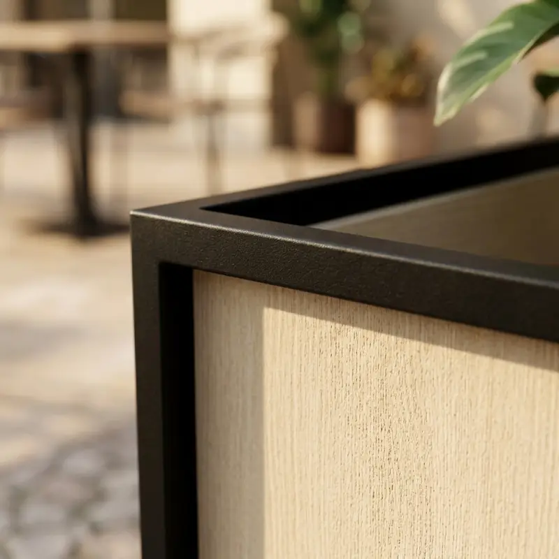 Planter Box Besi Kayu Rangka Industrial [5]