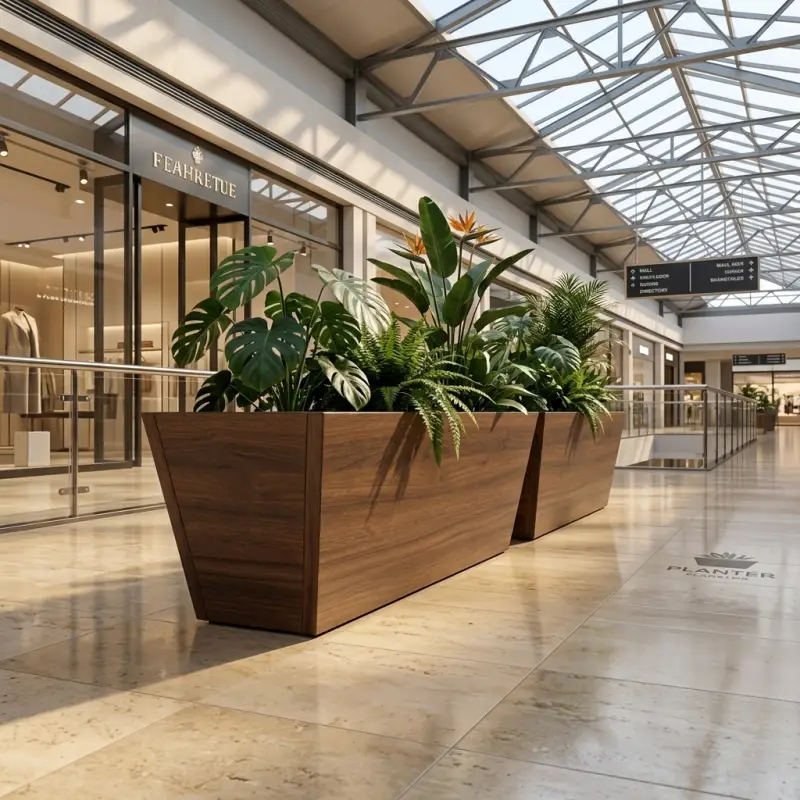 Planter Box Kayu Trapezoidal [5]