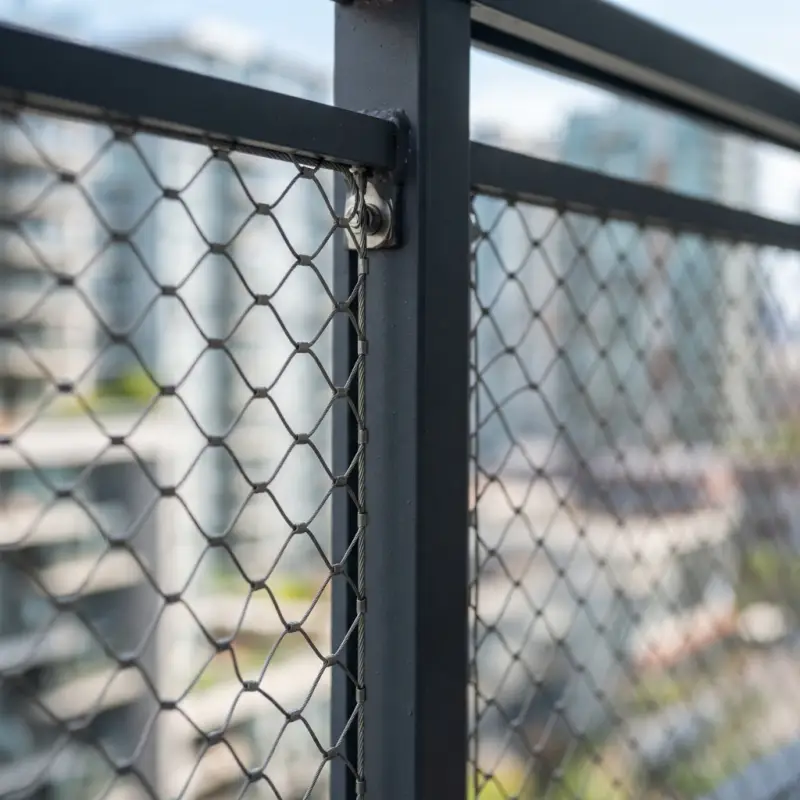 Railing Balkon Besi Wire Mesh [4]