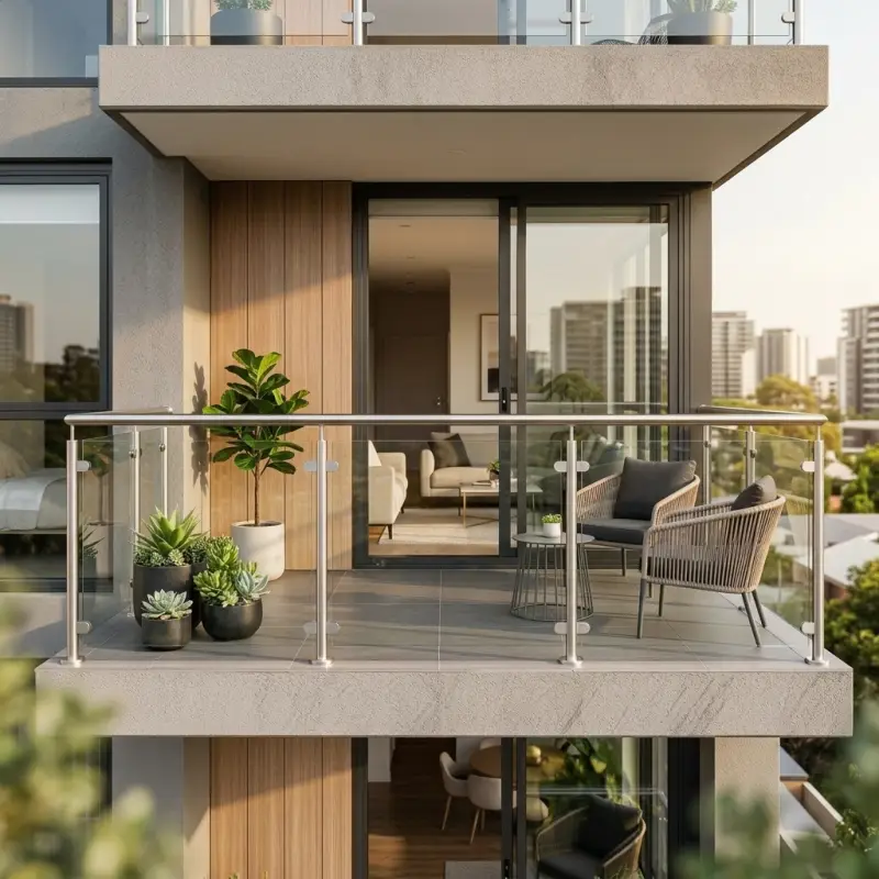 Railing Balkon Kaca Stainless Steel [4]