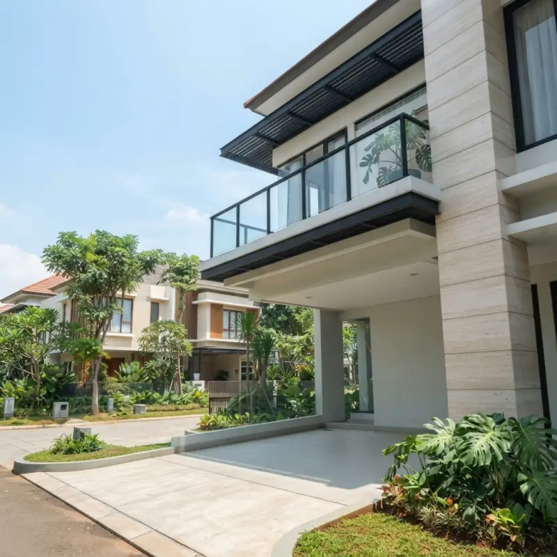 Railing Balkon Stainless Hollow Top Rail Kayu [2]