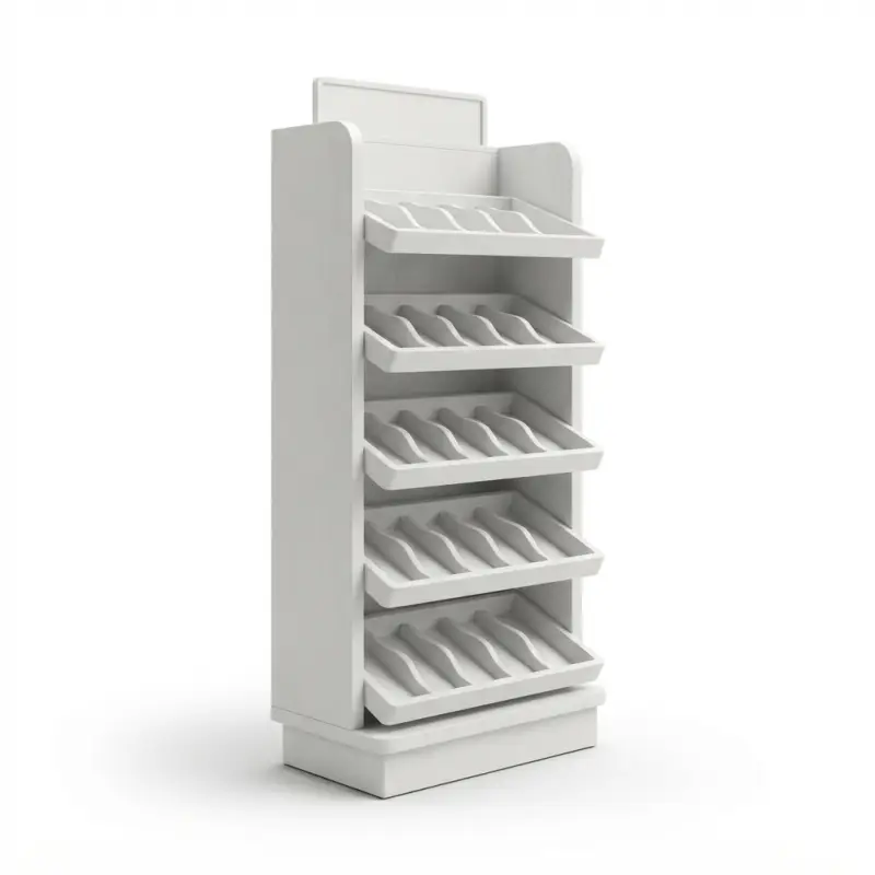Rak Display Lantai Tray 5 Susun untuk Snack dan Mie Instan [5]