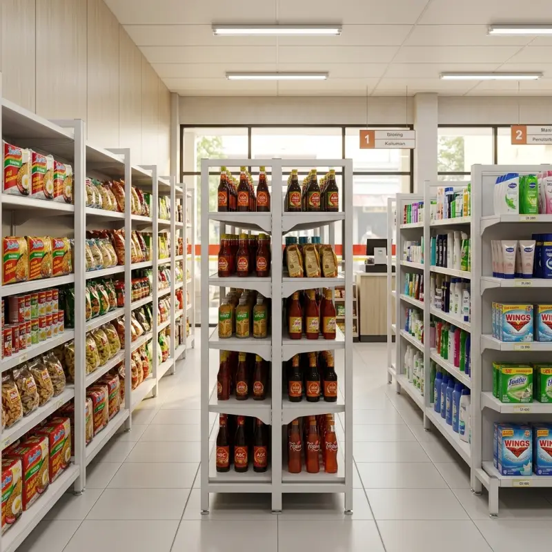 Rak Display Minimarket Besi 5 Susun [4]