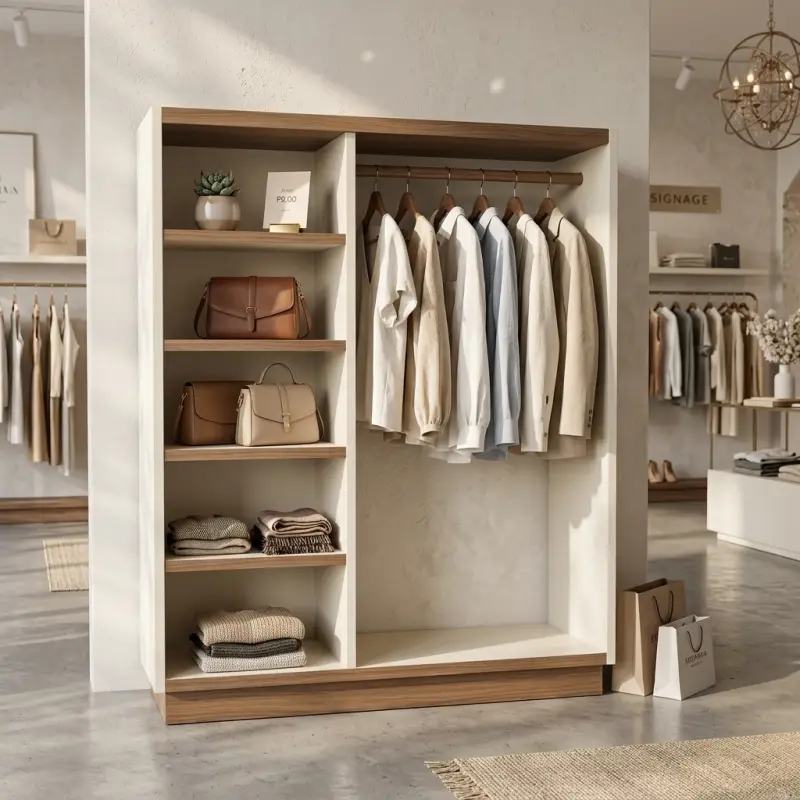 Rak Display Pakaian Open Wardrobe Minimalis [4]