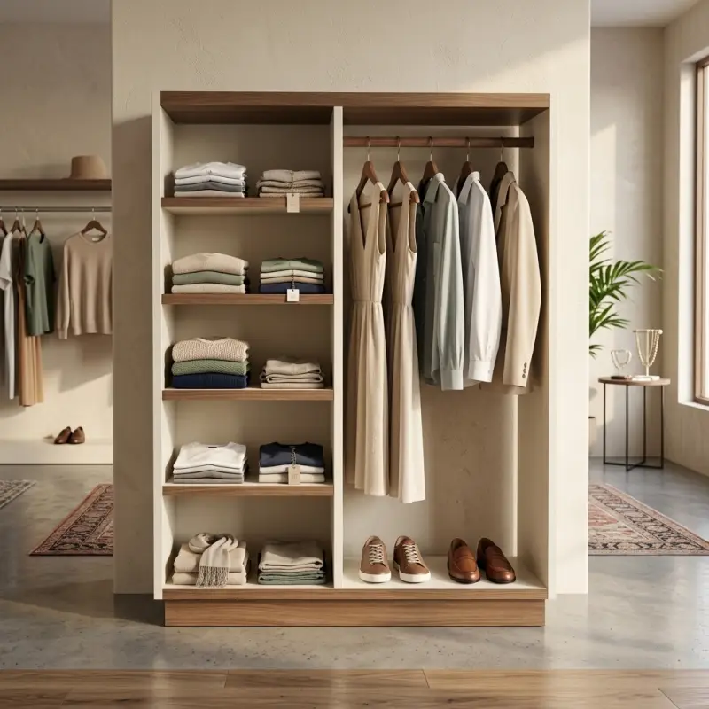 Rak Display Pakaian Open Wardrobe Minimalis [5]