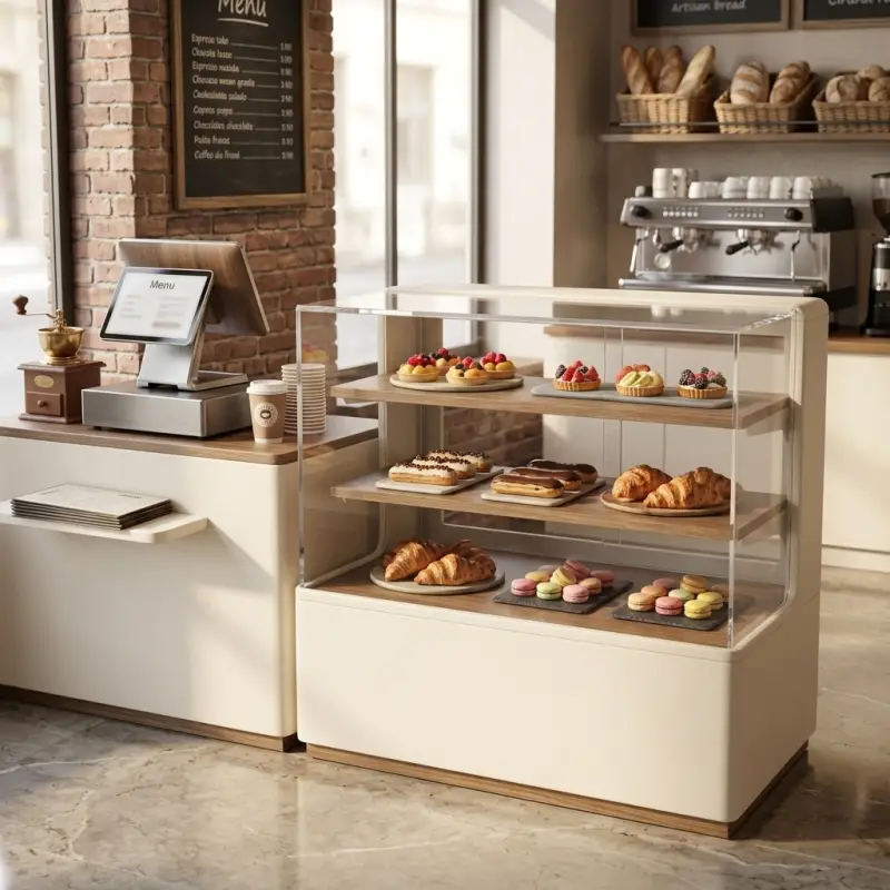 Rak Display Pastry 3 Susun Penutup Akrilik [4]