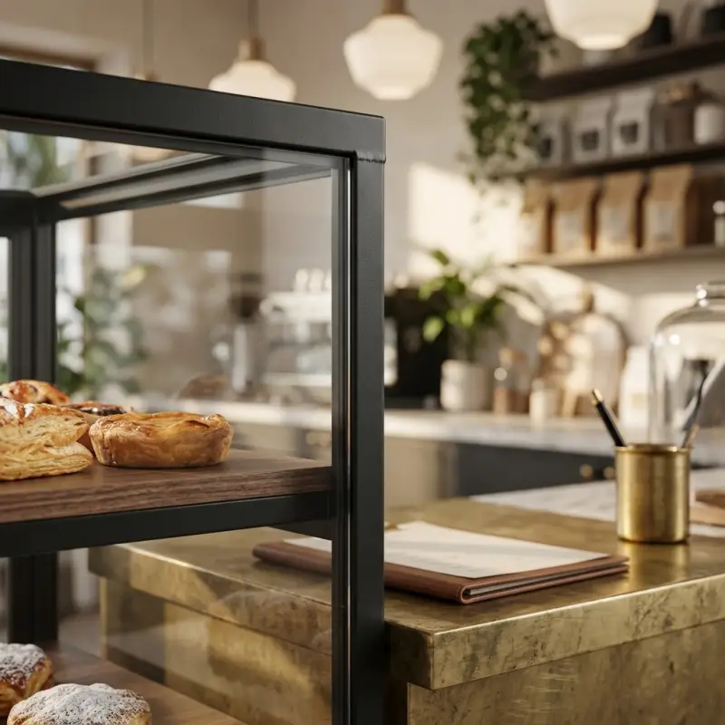 Rak Display Pastry Besi Kaca 3 Susun [3]