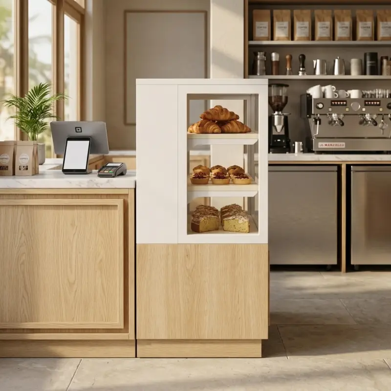 Rak Display Pastry Kayu Besi 3 Susun [3]