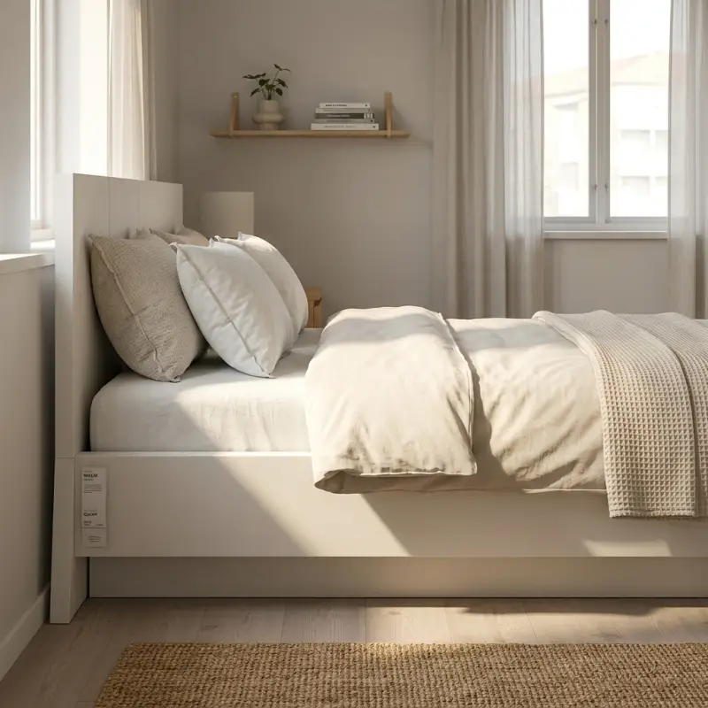 Ranjang Platform Minimalis Panel Headboard [3]