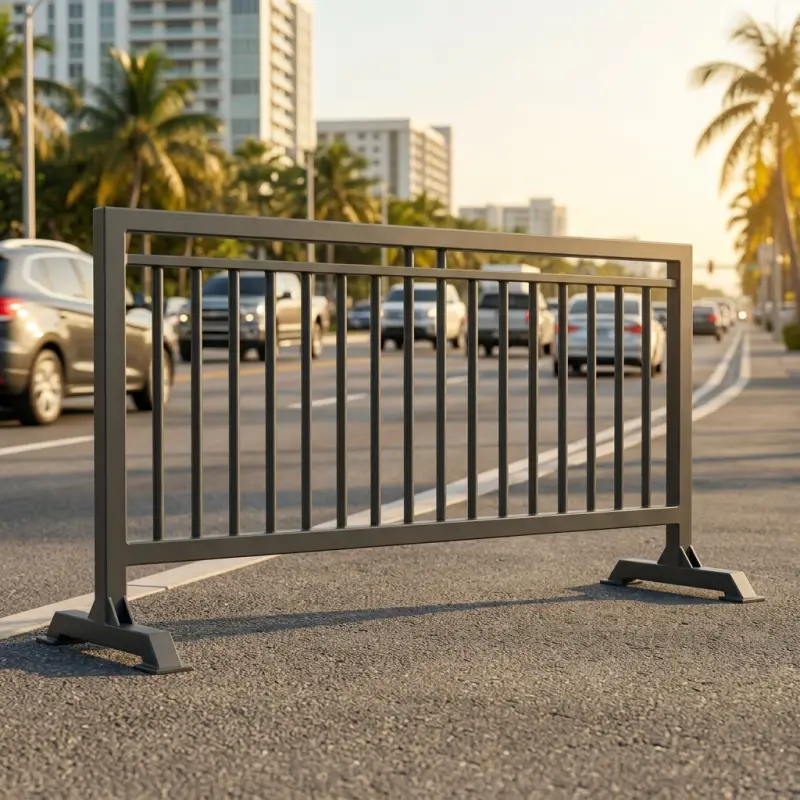Road Barrier Besi Portable Pagar Pembatas Jalan [2]
