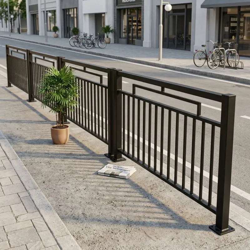 Road Barrier Besi Trotoar Tipe Panel Vertikal [3]