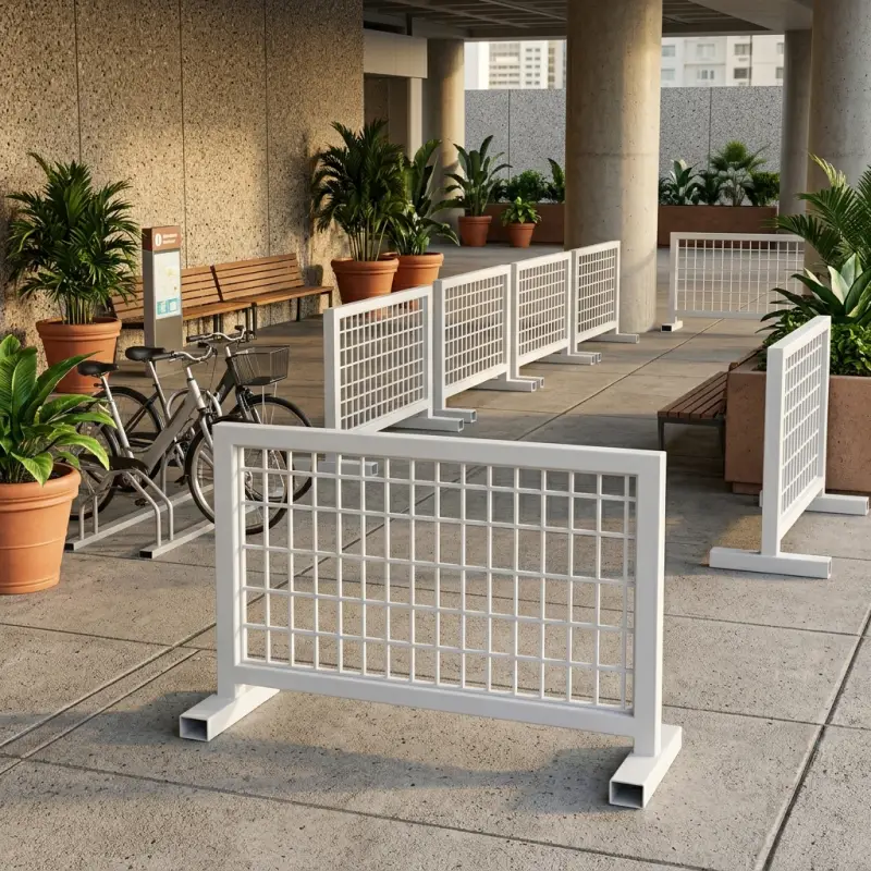 Road Barrier Grid Besi Hollow Freestanding [2]