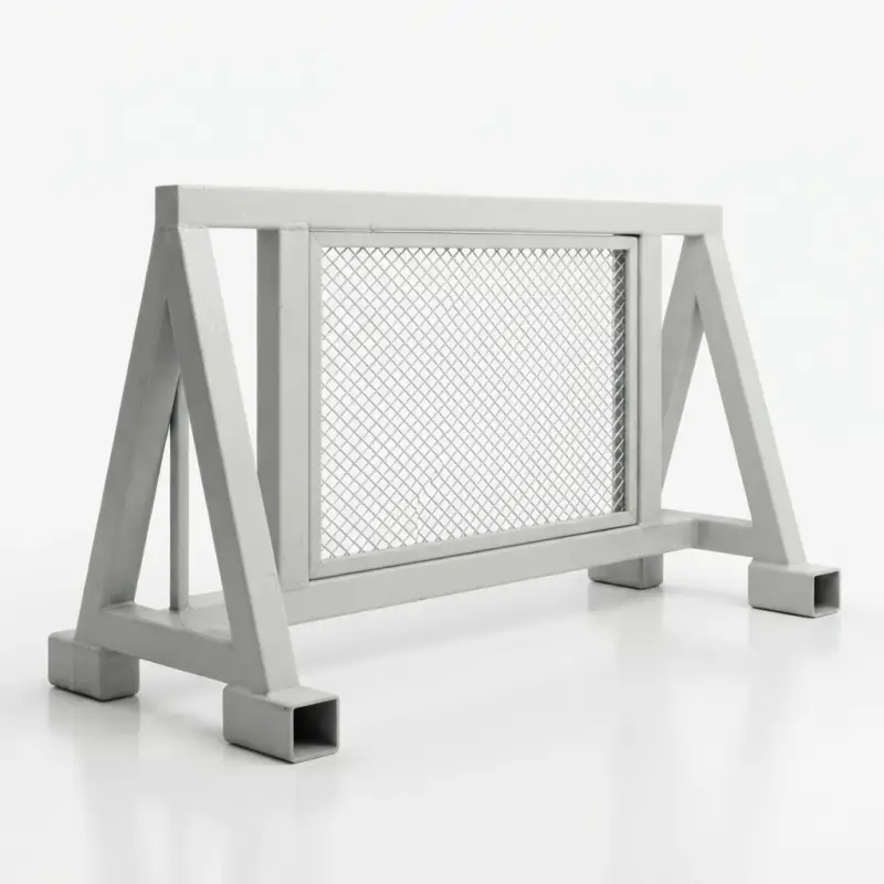Road Barrier Rangka Besi Hollow Mesh Panel [6]