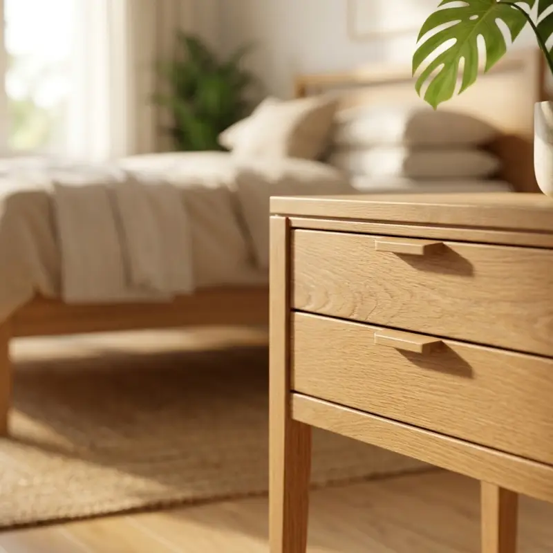 Side Table 2 Laci Kayu Solid Gaya Scandinavian [3]