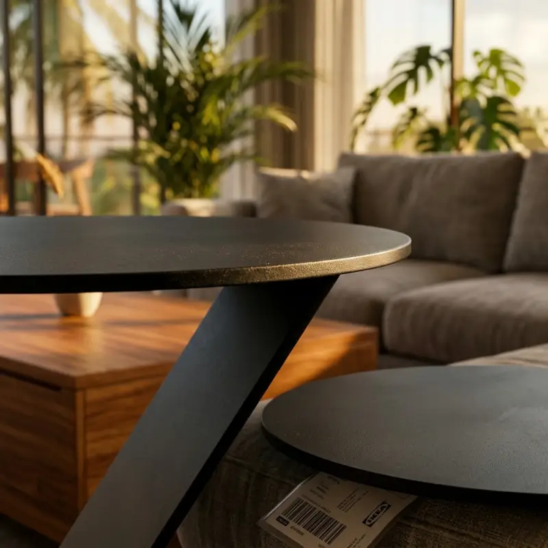 Side Table Besi Kaki Z Meja Samping Minimalis [3]