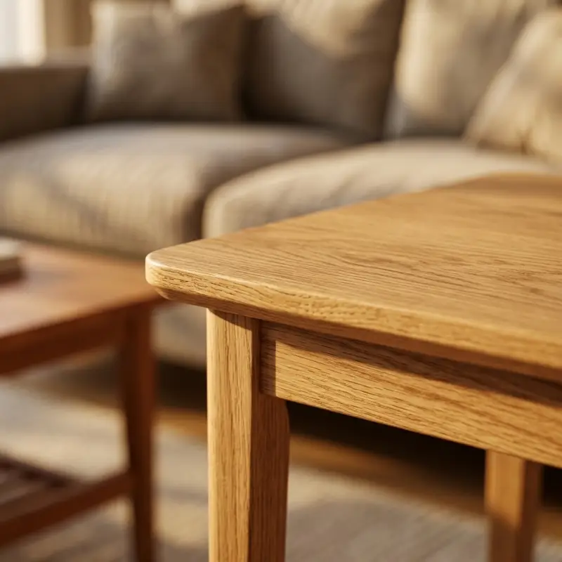 Side Table Kayu Oak Minimalis [3]