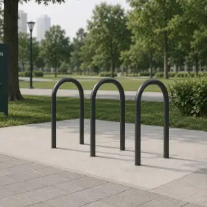 Bike Rack Arch Besi — Parkir Sepeda Outdoor