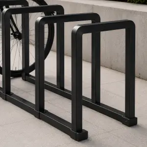 Bike Rack Besi Hollow Finishing Powder Coat 3 Slot [3]